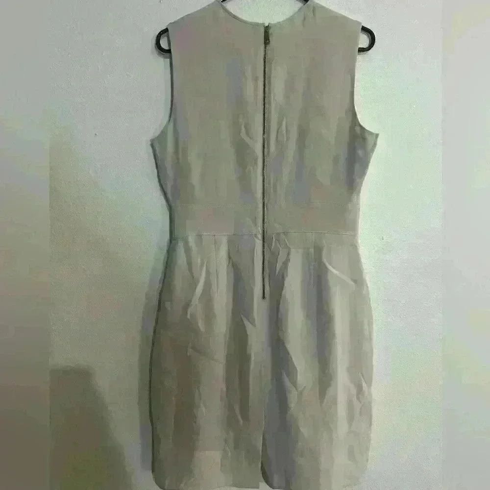 Burberry Taupe Midi Dress - Picture 3 of 3